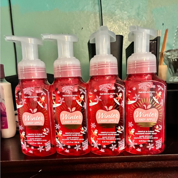Bath & Body Works Other - Bath & Body Works Winter Candy Apple Foaming Hand Soap - Red X 4 🍎